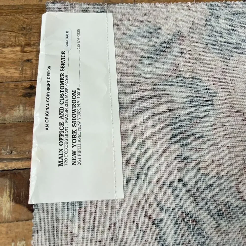 Ametex Fabric Squares 5 Floral Sample Sheets 26.5
